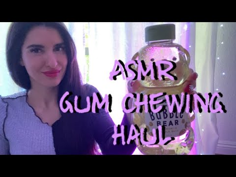 ASMR Gum Chewing and a Haul of Random Things (Whispered) 🍬🧦🫧