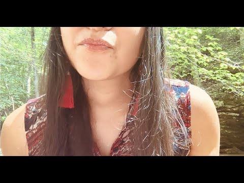 ASMR Forest Woman Welcomes you to the Woods, Relaxing Nature, Personal Attention
