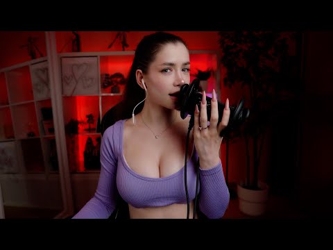 👅 ASMR 3Dio Mic Licking 🎤 Intense Tingles and Mouth Sounds 💤