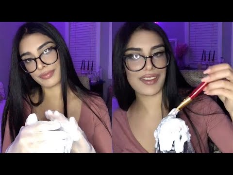 Tingly ASMR assortment (shaving cream with pop rocks, mouth sounds, glasses tapping, bugs, etc)