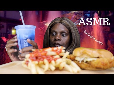 Trying Whataburger Storytime ASMR Eating Sounds