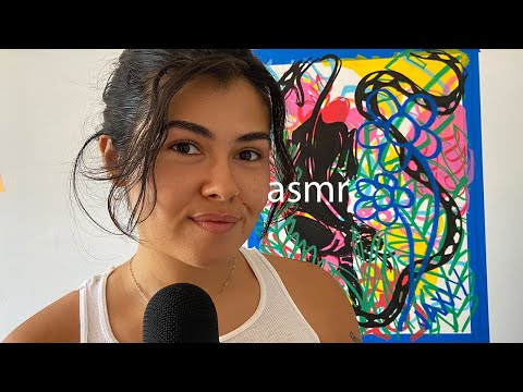 ASMR | Paint with me part 2 (close-up clicky whispered voiceover)