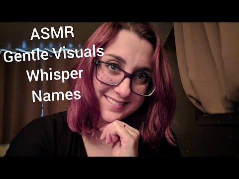 ASMR Whisper & Gentle Hand Movements & Mouth Sounds ~ (Feb Patreon names)