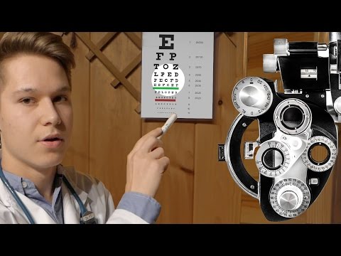 ASMR - Eye Doctor Roleplay (Optometrist) Check Up