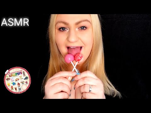 ASMR 2 ORIGINAL GOURMET LOLLIPOP LICKING 👅🍭 MOUTH SOUNDS