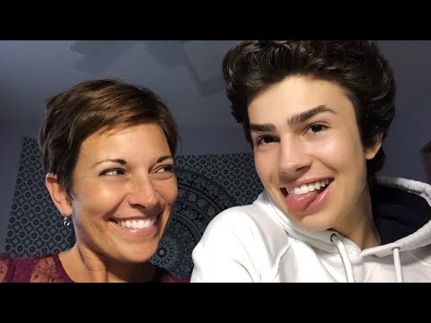 ASMR- Q&A with my Mom! (Doing her makeup, Spilling tea)