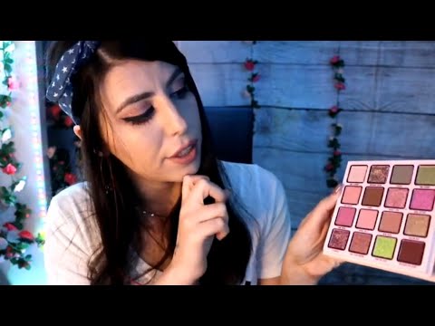 ASMR Doing Your Party MAKEUP Roleplay 💄(Personal Attention, Cosmetics, Touching Face, Mouth Sounds)👄