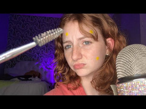 ASMR/ toxic friend does your eyebrows