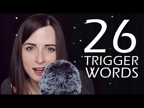 ASMR Whispering Trigger Words from A - Z | Whispering the Trigger Word Alphabet