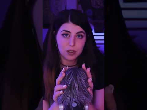 Gentle fluffy mic scratching with mouth sounds #asmr full video- @IselASMR