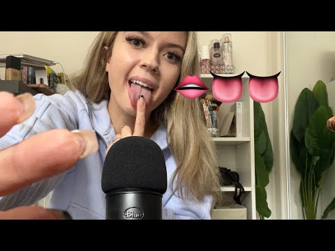 No Talking|Fast & Aggressive Mouth Sounds & Mic Scratching| ASMR