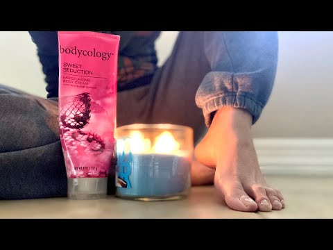 ASMR Relaxing Foot Massage with Lotion