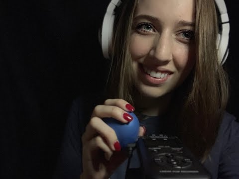 [ASMR] • Ear to Ear Tingles • De-stress with this Stress Ball • Whispering • Tascam
