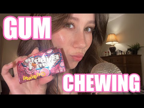 ASMR | 100% Sensitive Gum Chewing (+Hand Movements, Tapping, & Some Rambles)