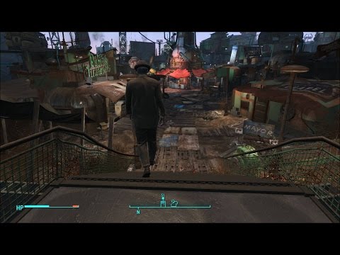 Lets Play *Fallout 4* - Arriving at Diamond City *100% Whispered ASMR* HD