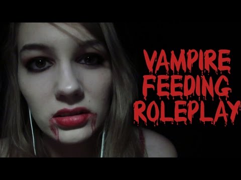 [BINAURAL ASMR] Vampire Feeding Roleplay (1) (slurping, drinking, soft speaking & whispering)
