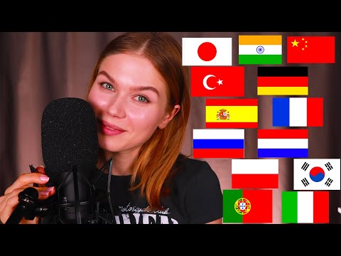 [ASMR] 13 Different Languages whispered (All Colors) (Subtitled)