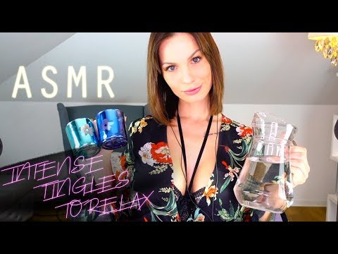 ASMR Intense Tingles for Relaxation   Water and Tapping Trigger : Soft Whisper for Sleep   deutsch