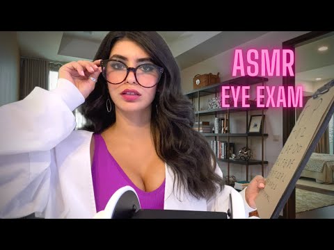 TIJN | ASMR Eye Doctor Check up Exam RP |  👁🔥👓