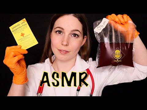 ASMR Deine Blutspende rettet Leben! RP | Blutspende Vorbereitung/Nachbereitung | ASMR Nurse Roleplay