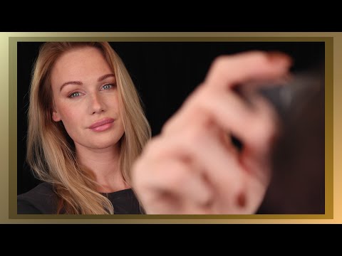 ASMR Big sister does your makeup [ close up personal attention ]