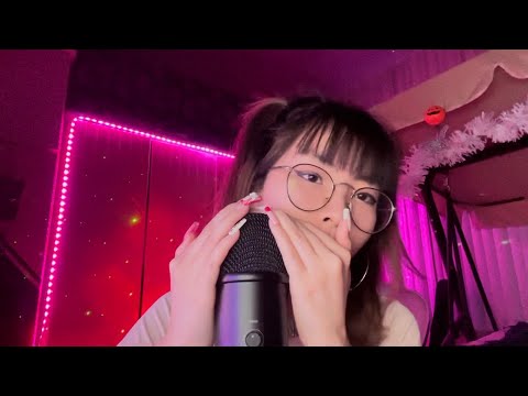 ASMR 🌹RANDOM TRIGGERS | mouth sounds,tapping,scratching,crinkle,water |สุ่มของ