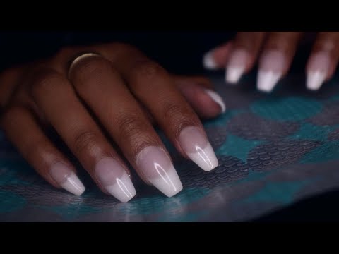 ASMR • No Talking • Surface Tapping, Scratching and Tracing for Sleep (Long Nails)