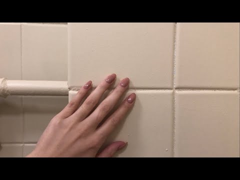 ASMR | in my bathroom | Tapping & Scratching Sounds