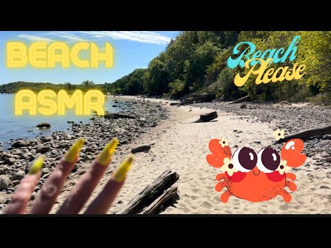 ASMR On The Beach (Sand & Waves & Rocks) 🏝️ 🏖️