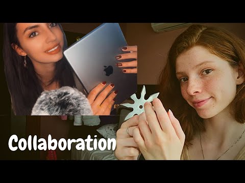 ASMR | Collaboration sound assortment with Melli Asmr (Fast and Slow triggers)