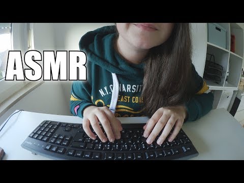 ASMR - Tastaturgeräusche - Keyboard sounds -  german/deutsch