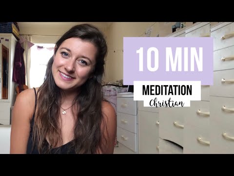 10 MIN MORNING CHRISTIAN MEDITATION | mindfulness, guided, softly spoken, re-focus on God