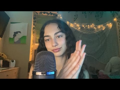 ASMR/ First Time Trying a Hand Sounds Video 🙂
