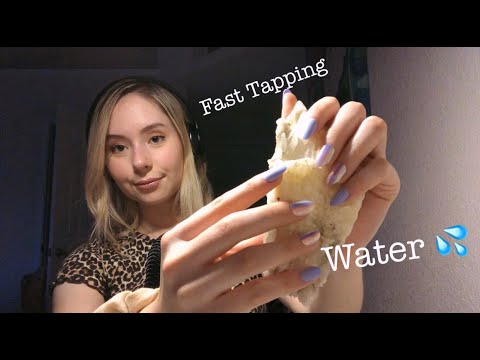 ASMR | Fast Tapping | Aggressive Water Sounds