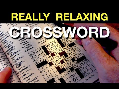 Rainy Night Crossword Puzzle - ASMR Sleep Aid