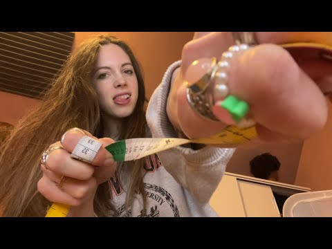 FAST & AGGRESSIVE ASMR With ONLY Measuring Tape⚡ 😱