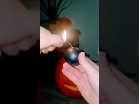 PUMPKIN CARVING ASMR 🎃 #halloween #asmr #asmrshorts #diy