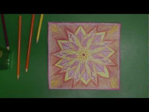 Whispering Mandalas #1 - "Beginnings" - Drawing for ASMR, Relaxation and Sleep