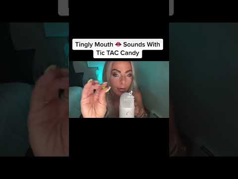 ASMR MOUTH SOUNDS WITH TIC TAC CANDY & CLICKY WHISPERS