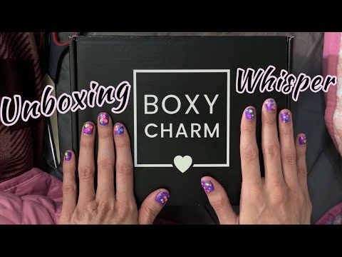 ASMR Unboxing Whisper - Boxycharm Monthly Beauty Box