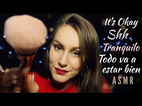 ASMR español - Te Hago Sentir Mejor❤️ PALABRAS POSITIVAS & COSQUILLOSAS + BRUSHING CAMERA 😍