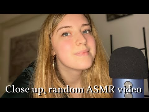 Close up ASMR| mouth sounds, cup sounds and tingly visuals (INSTRUCTIONS ASMR)