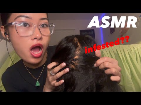 asmr - lice removal roleplay 💆🏻‍♀️🪳 // ft. Ana Luisa