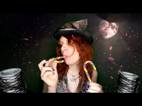 ASMR | Licking Candy Canes (No Talking) | Eating Sounds