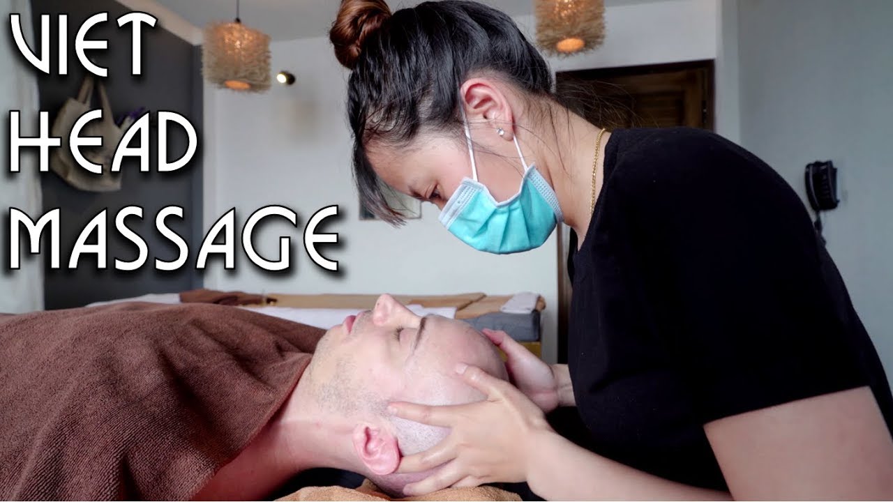 💆 2 Vietnamese Girls | 4 Hands | Head Massage | ASMR no Talking