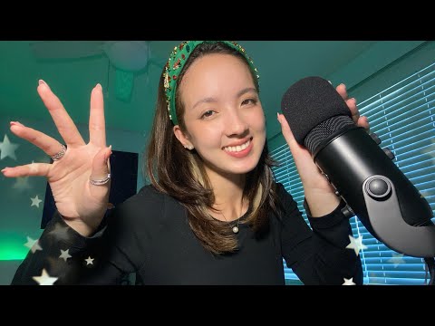 ASMR | Mouth Sounds and Mic Triggers 🎄 (tongue flutters, mic scratching, wet/dry mouth sounds)