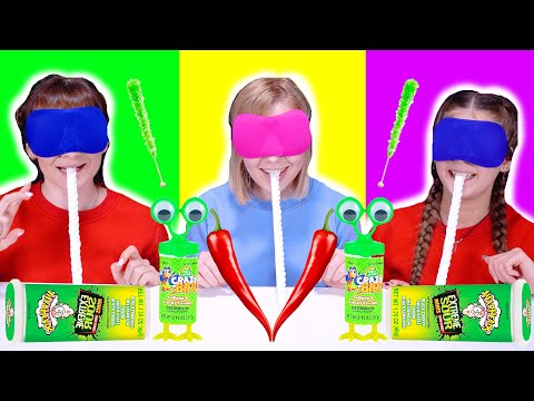 ASMR Most Popular Food Challenges | Candy Race and Bloopers