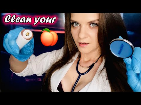 ASMR DOCTOR PROSTATE CLEANING - CLEAN YOUR 🍑