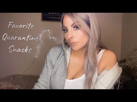 ASMR RELAXING Quarantine Snacks Haul/Show And Tell | Close Whispering