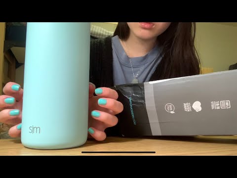 ASMR Tapping On My New Water Bottle